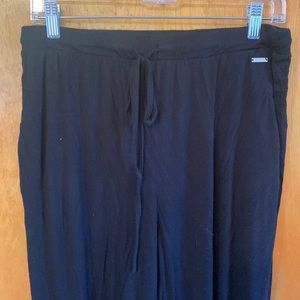 Tahari brand lounge pants/joggers. Black sized XL.